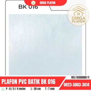Plafon PVC BATIK BK 016 dan BK 016 N