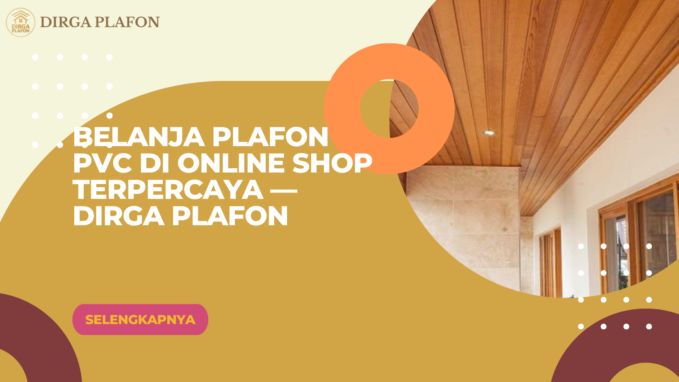 Belanja Plafon PVC di Online Shop Terpercaya — Dirga Plafon