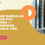 Daftar Harga Lis Plafon PVC Terbaru — Bandingkan Ukuran & Tipe