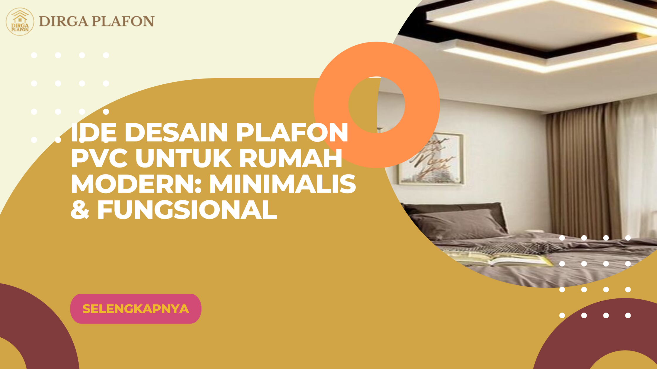 Ide Desain Plafon PVC untuk Rumah Modern: Minimalis & Fungsional