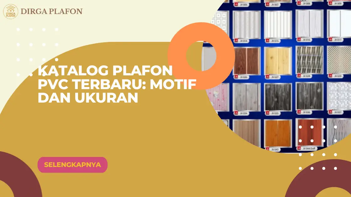 Katalog Plafon PVC Terbaru Motif dan Ukuran