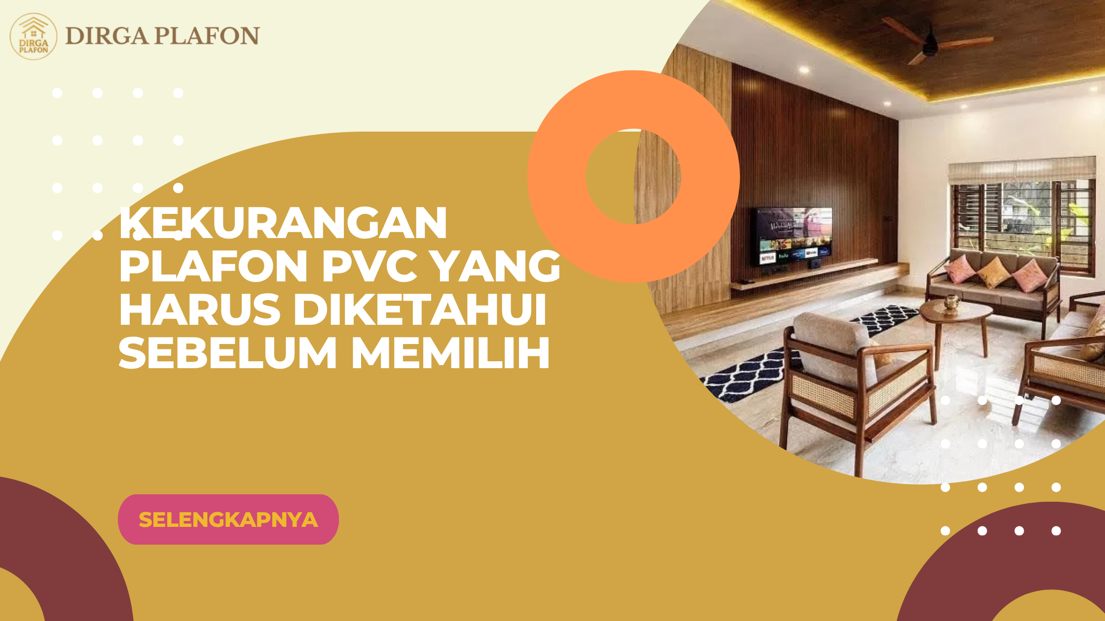 Kekurangan Plafon PVC yang Harus Diketahui Sebelum Memilih