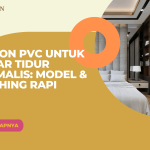 Plafon PVC untuk Kamar Tidur Minimalis: Model & Finishing Rapi