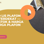 Toko Lis Plafon PVC Terdekat — Cek Stok & Harga di Dirga Plafon