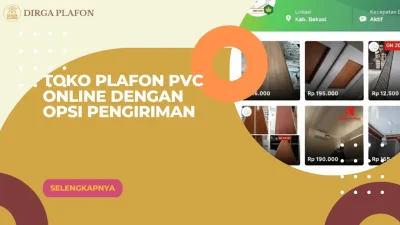 Toko Plafon PVC Online dengan Opsi Pengiriman