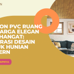 Plafon PVC Ruang Keluarga Elegan dan Hangat Inspirasi Desain untuk Hunian Modern