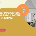 Plafon PVC untuk Ruang Tamu: Motif dan Finishing