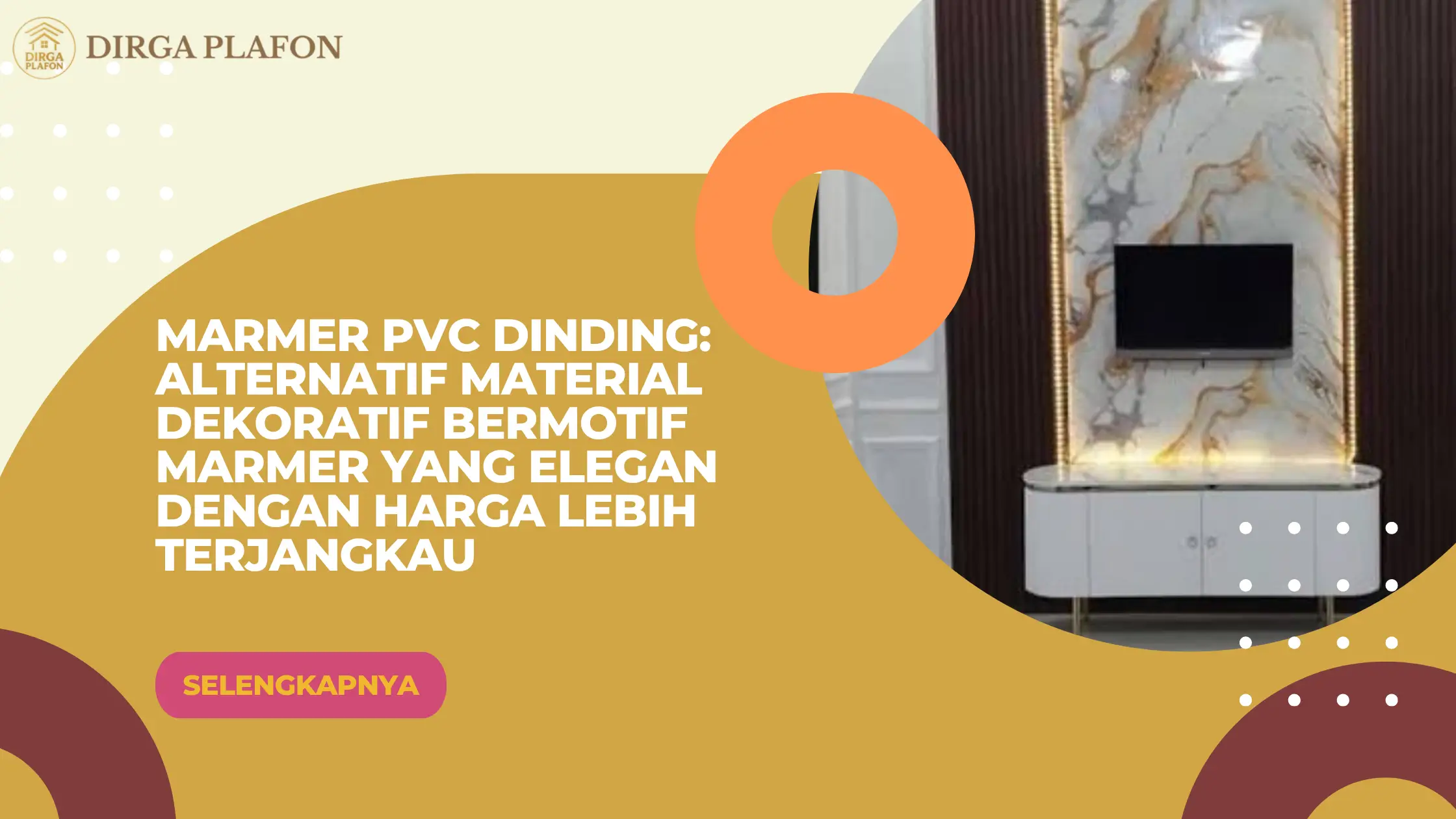 Marmer PVC Dinding: Alternatif Material Dekoratif Bermotif Marmer yang Elegan dengan Harga Lebih Terjangkau