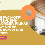 Plafon PVC Motif Kayu Tebal 8mm Harga Grosir: Pilihan Premium untuk Proyek Rumah dan Bangunan