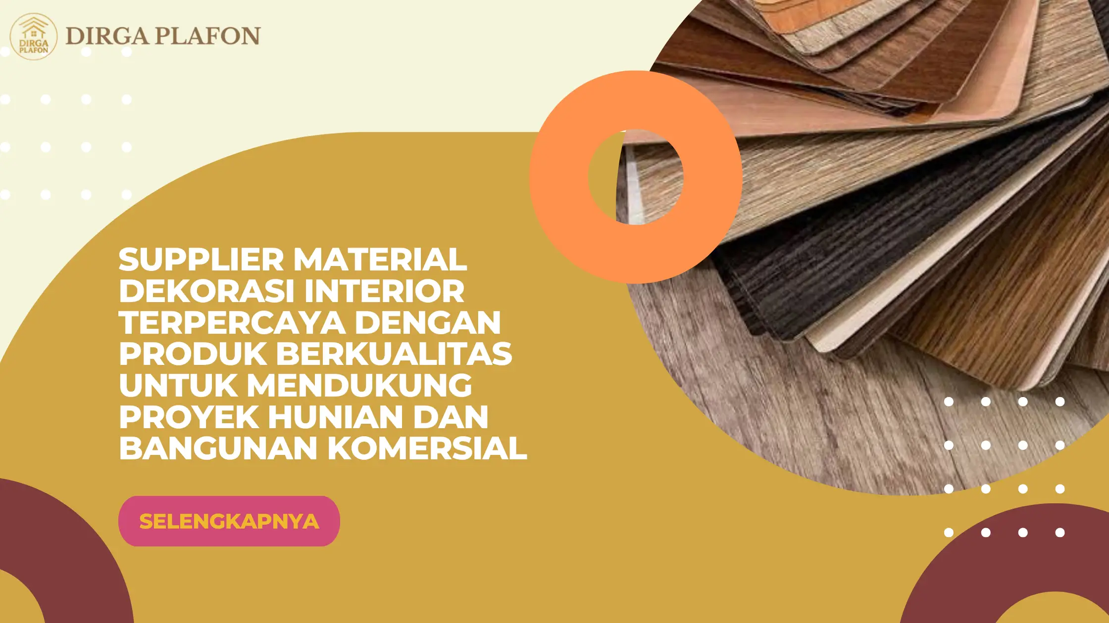 Supplier Material Dekorasi Interior Terpercaya dengan Produk Berkualitas untuk Mendukung Proyek Hunian dan Bangunan Komersial