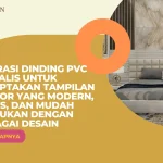 Dekorasi Dinding PVC Minimalis untuk Menciptakan Tampilan Interior yang Modern, Estetis, dan Mudah Dipadukan dengan Berbagai Desain