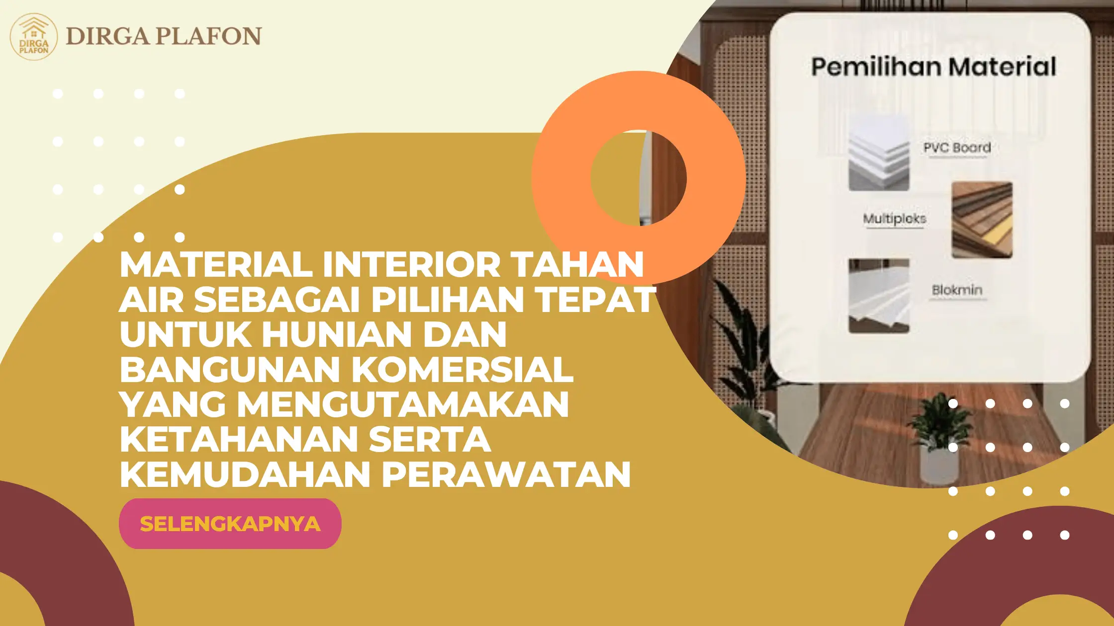 Material Interior Tahan Air sebagai Pilihan Tepat untuk Hunian dan Bangunan Komersial yang Mengutamakan Ketahanan serta Kemudahan Perawatan
