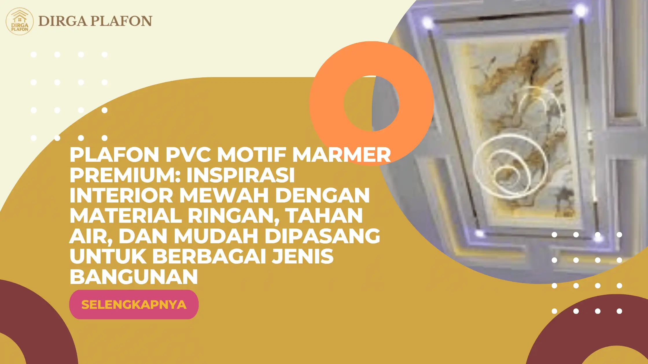 Plafon PVC Motif Marmer Premium: Inspirasi Interior Mewah dengan Material Ringan, Tahan Air, dan Mudah Dipasang untuk Berbagai Jenis Bangunan