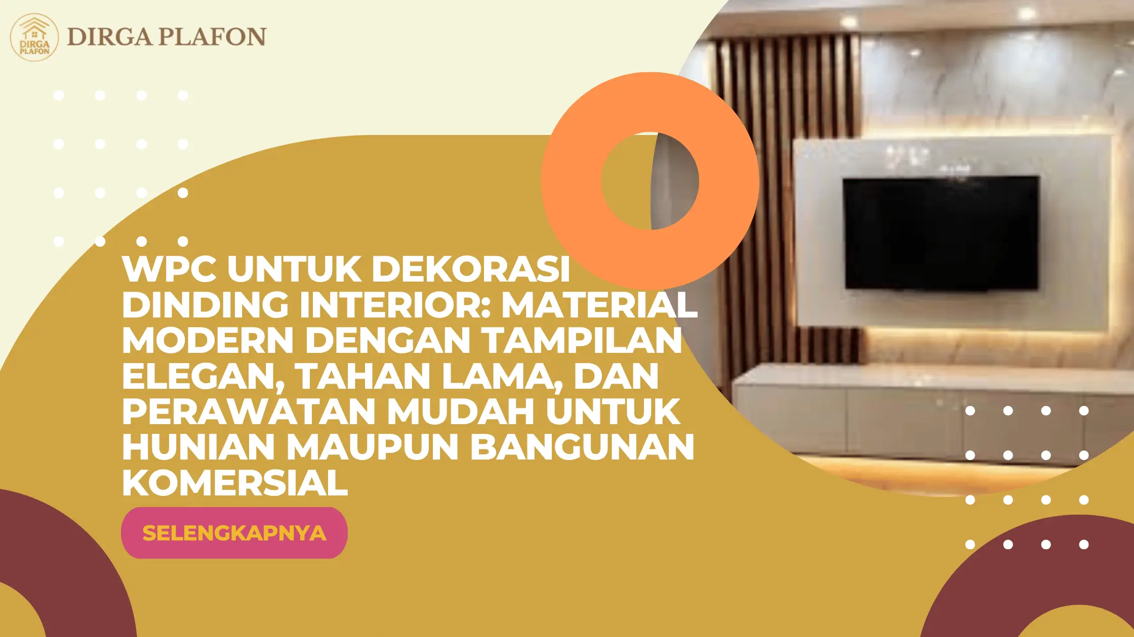 WPC untuk Dekorasi Dinding Interior: Material Modern dengan Tampilan Elegan, Tahan Lama, dan Perawatan Mudah untuk Hunian maupun Bangunan Komersial
