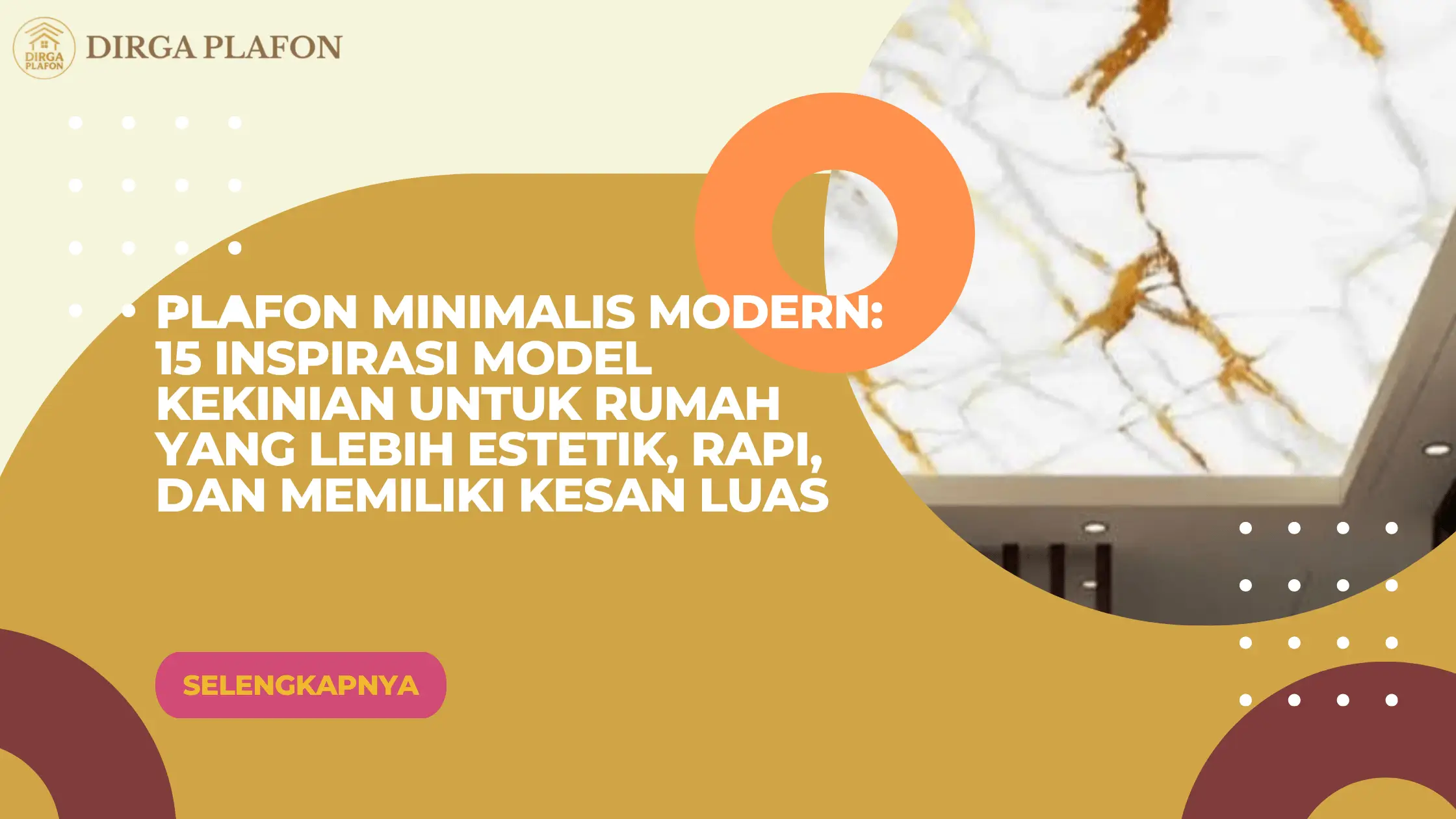 Plafon Minimalis Modern: 15 Inspirasi Model Kekinian untuk Rumah yang Lebih Estetik, Rapi, dan Memiliki Kesan Luas