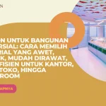 Plafon untuk Bangunan Komersial: Cara Memilih Material yang Awet, Estetik, Mudah Dirawat, dan Efisien untuk Kantor, Kafe, Toko, hingga Showroom